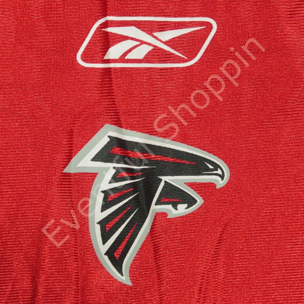 Vintage Reebok Atlanta Falcons Jersey Mens XL Black Keith Brooking 56 Mesh - Picture 7 of 10